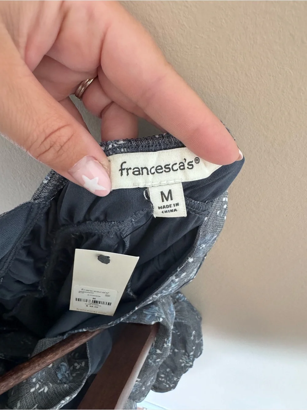 Francesca’s Diane Flutter Sleeve Romper